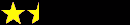 1 1/2 stars